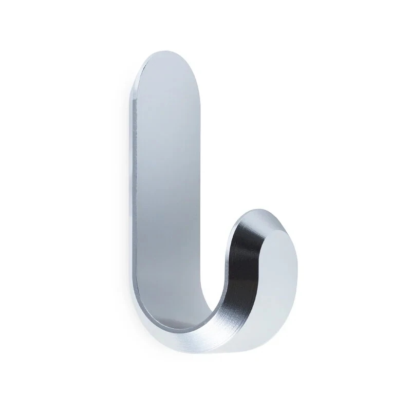 Normann Copenhagen Curve mini hook  2 pcs  silver