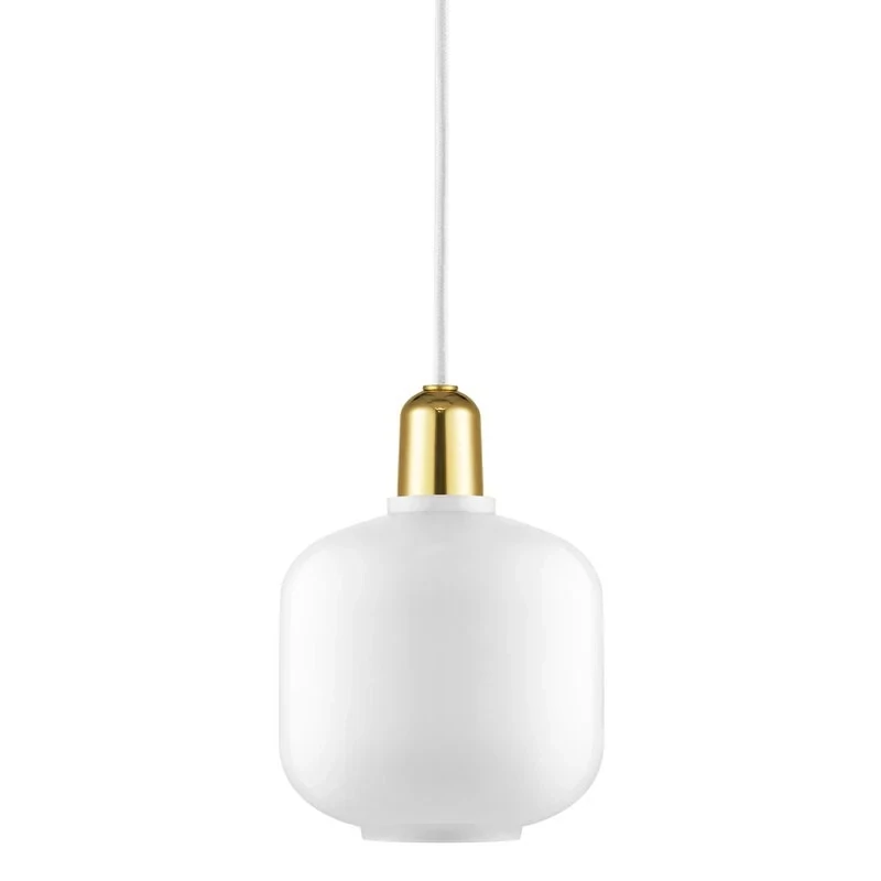 Normann Copenhagen Amp lamp  small  white-brass