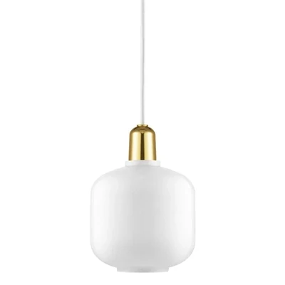 Normann Copenhagen Amp lamp  small  white-brass