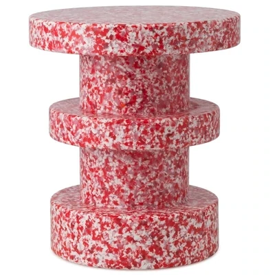 Normann Copenhagen Bit stool  stack  red