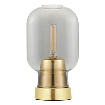 Normann Copenhagen Amp table lamp  smoke-brass
