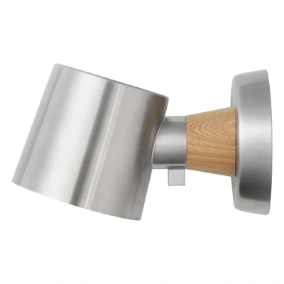 Normann Copenhagen Rise wall lamp  hardwired  stainless steel
