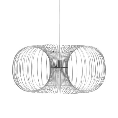 Normann Copenhagen Coil pendant  90 cm  stainless steel