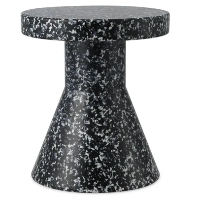 Normann Copenhagen Bit stool  cone  black-white