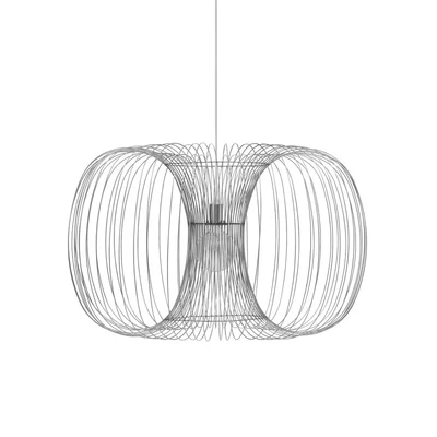 Normann Copenhagen Coil pendant  76 cm  stainless steel