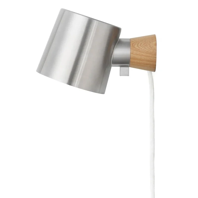 Normann Copenhagen Rise wall lamp  stainless steel