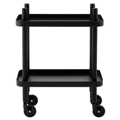 Normann Copenhagen Block table trolley  all black
