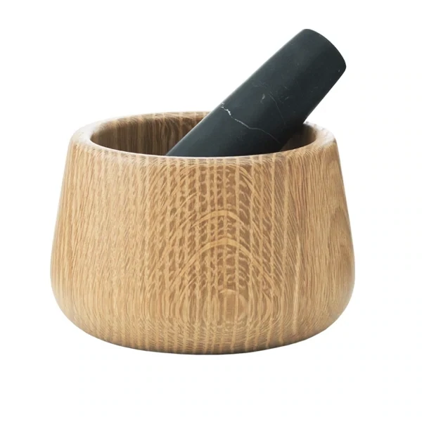 Normann Copenhagen Craft Mortar and Pestle  black