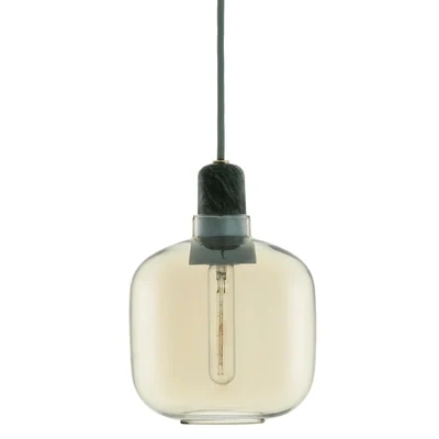 Normann Copenhagen Amp pendant  small  gold-green