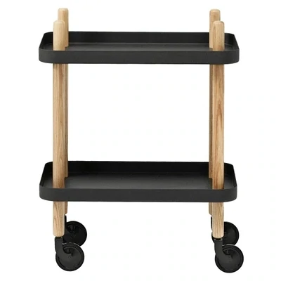 Normann Copenhagen Block table trolley  black