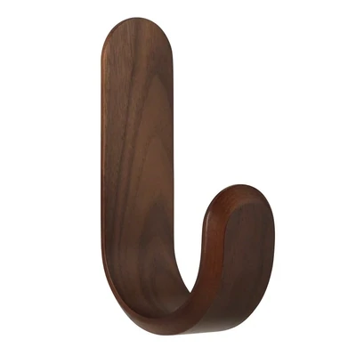 Normann Copenhagen Curve hook  walnut