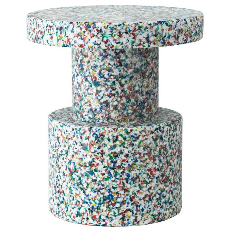 Normann Copenhagen Bit stool  white-multi