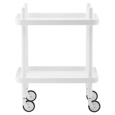 Normann Copenhagen Block table trolley  all white