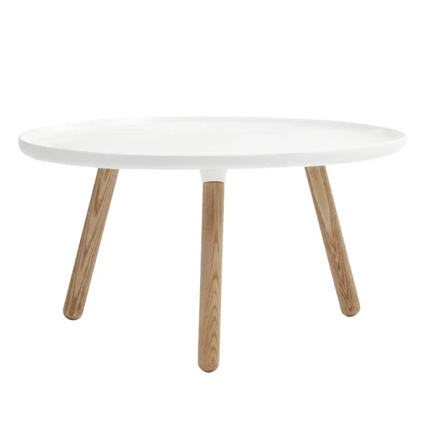 Normann Copenhagen Tablo table large  glossy white