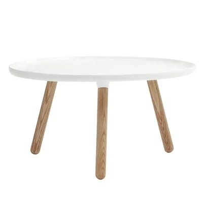 Normann Copenhagen Tablo table large  glossy white