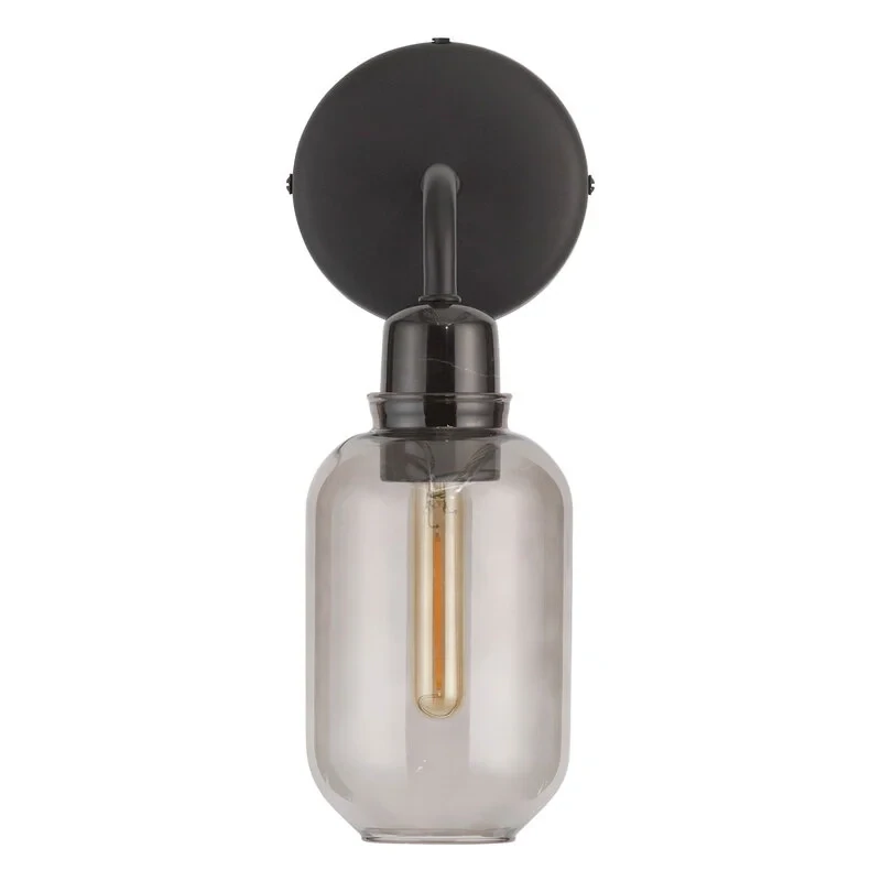Normann Copenhagen Amp wall lamp  smoke-black