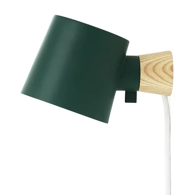 Normann Copenhagen Rise wall lamp  petrol green