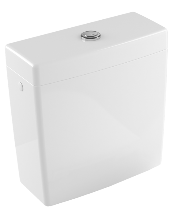 Subway 2.0 Cistern, water inlet from the sides or rear, White Alpin