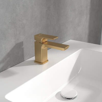 Villeroy &amp; Boch Subway 3.0 Single-lever basin mixer without waste  Brushed Gold