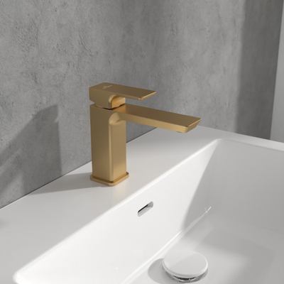 Villeroy &amp; Boch Subway 3.0 Single-lever basin mixer without waste  Brushed Gold