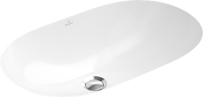 Villeroy &amp; Boch O.novo Undercounter washbasin  600 x 350 x 208 mm  White Alpin  with overflow