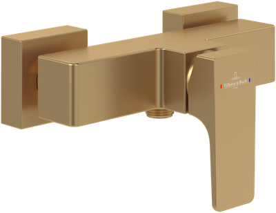 Villeroy &amp; Boch Architectura Square Single-lever shower mixer  Brushed Gold
