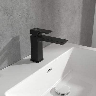 Villeroy &amp; Boch Subway 3.0 Single-lever basin mixer without waste  Matt Black