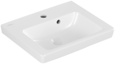 Villeroy &amp; Boch Subway 2.0 Handwashbasin  500 x 400 x 140 mm  White Alpin  with overflow  polished