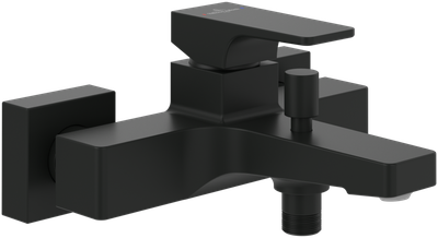 Villeroy &amp; Boch Architectura Square Single-lever bath &amp; shower mixer  Matt Black