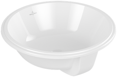 Villeroy &amp; Boch Architectura Undercounter washbasin  400 x 400 x 175 mm  White Alpin  with overflow