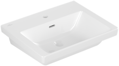 Villeroy &amp; Boch Subway 3.0 Washbasins  550 x 440 x 165 mm  White Alpin  with overflow