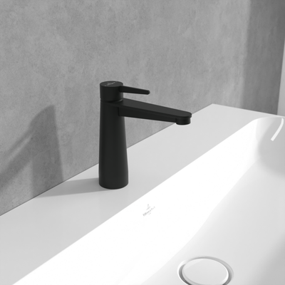 Villeroy &amp; Boch Conum Single-lever basin mixer without waste  Matt Black