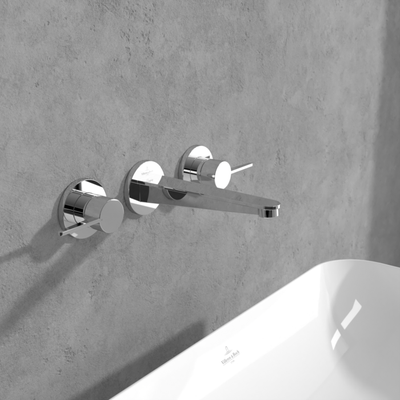 Villeroy &amp; Boch Conum Three-hole basin mixer without waste  Chrome