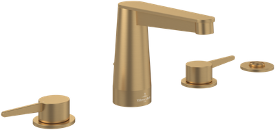 Villeroy &amp; Boch Conum Four-hole bath rim mixer  Brushed Gold