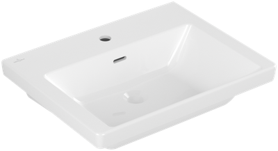 Villeroy &amp; Boch Subway 3.0 Washbasins  600 x 470 x 165 mm  White Alpin  with overflow