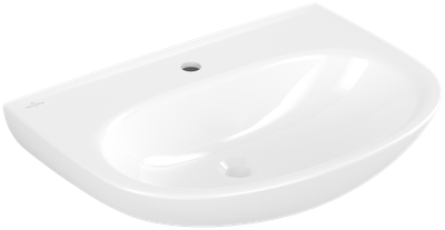 Villeroy &amp; Boch O.novo Washbasins  650 x 480 x 180 mm  White Alpin CeramicPlus  without overflow