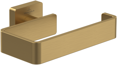 Villeroy &amp; Boch Elements - Striking Toilet roll holder without cover  135 x 93 x 45 mm  Brushed Gold
