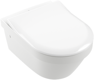 Villeroy &amp; Boch Architectura Washdown toilet  rimless  wall-mounted  White Alpin CeramicPlus (4694R…