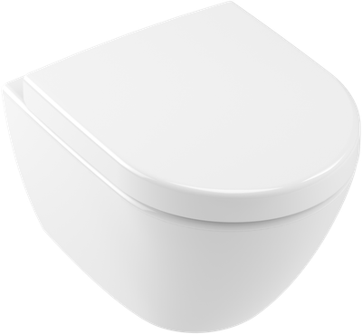 Villeroy &amp; Boch Subway 2.0 Washdown toilet Compact  rimless  wall-mounted  White Alpin CeramicPlus …