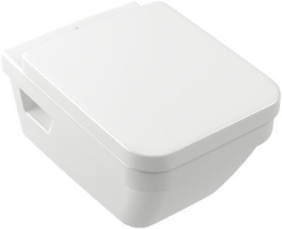 Villeroy &amp; Boch Architectura Washdown toilet  rimless  wall-mounted  White Alpin CeramicPlus (5685R…