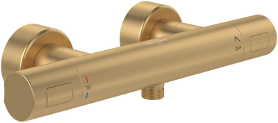 Villeroy &amp; Boch Universal Taps &amp; Fittings Shower thermostat for Shower Round  Brushed Gold