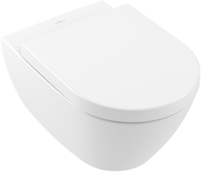 Villeroy &amp; Boch Subway 2.0 Washdown toilet  rimless  wall-mounted  White Alpin CeramicPlus (5614R0R…