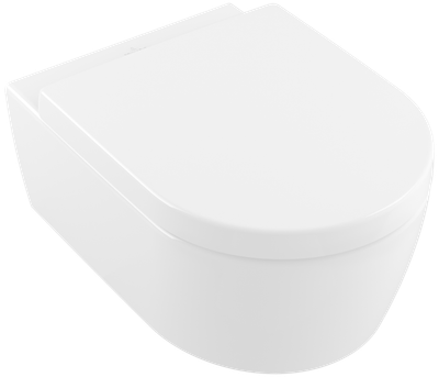 Villeroy &amp; Boch Avento Combi-Pack  wall-mounted  Stone White CeramicPlus (5656HRRW)