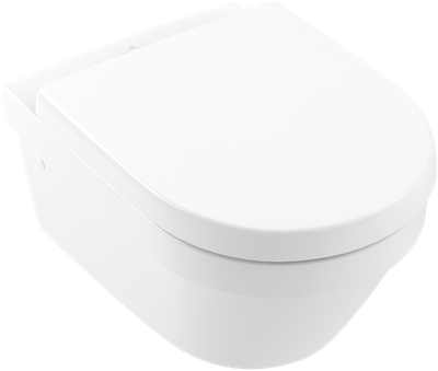 Villeroy &amp; Boch Architectura Washdown toilet  rimless  wall-mounted  White Alpin (4694R001)