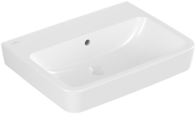Villeroy &amp; Boch O.novo Washbasins  600 x 460 x 175 mm  White Alpin  with overflow  Ground underside…