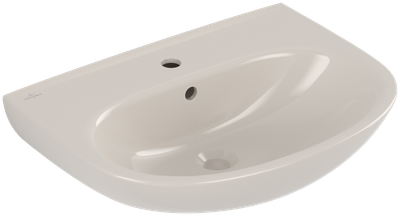 Villeroy &amp; Boch O.novo Washbasins  600 x 460 x 180 mm  Pergamon CeramicPlus  with overflow