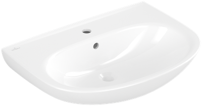 Villeroy &amp; Boch O.novo Washbasins  650 x 480 x 180 mm  White Alpin CeramicPlus  with overflow