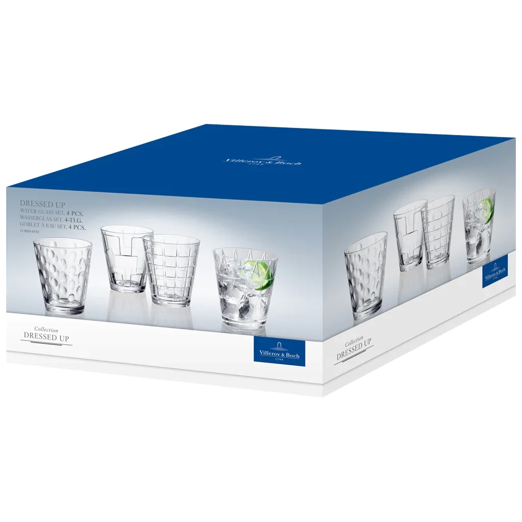 Villeroy &amp; Boch Dressed Up water glass 4 pieces set