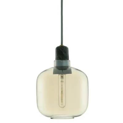 Normann Copenhagen Amp pendant  small  gold-green