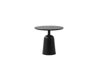 Normann Copenhagen Turn side table 55 cm  black